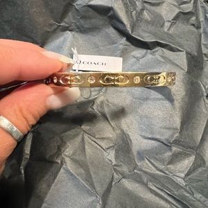 Coach Kissing Cs Hinged Bracelet